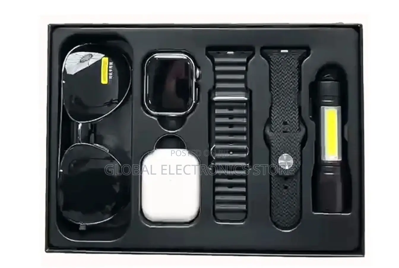 Hainoteko Germany GP-17 Smart Watch With Sunglass and Airpod