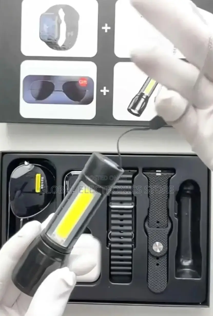 Hainoteko Germany GP-17 Smart Watch With Sunglass and Airpod