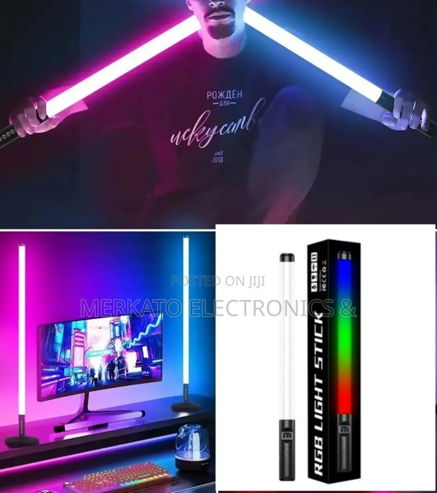 RGB Light Stick | Handled for Video