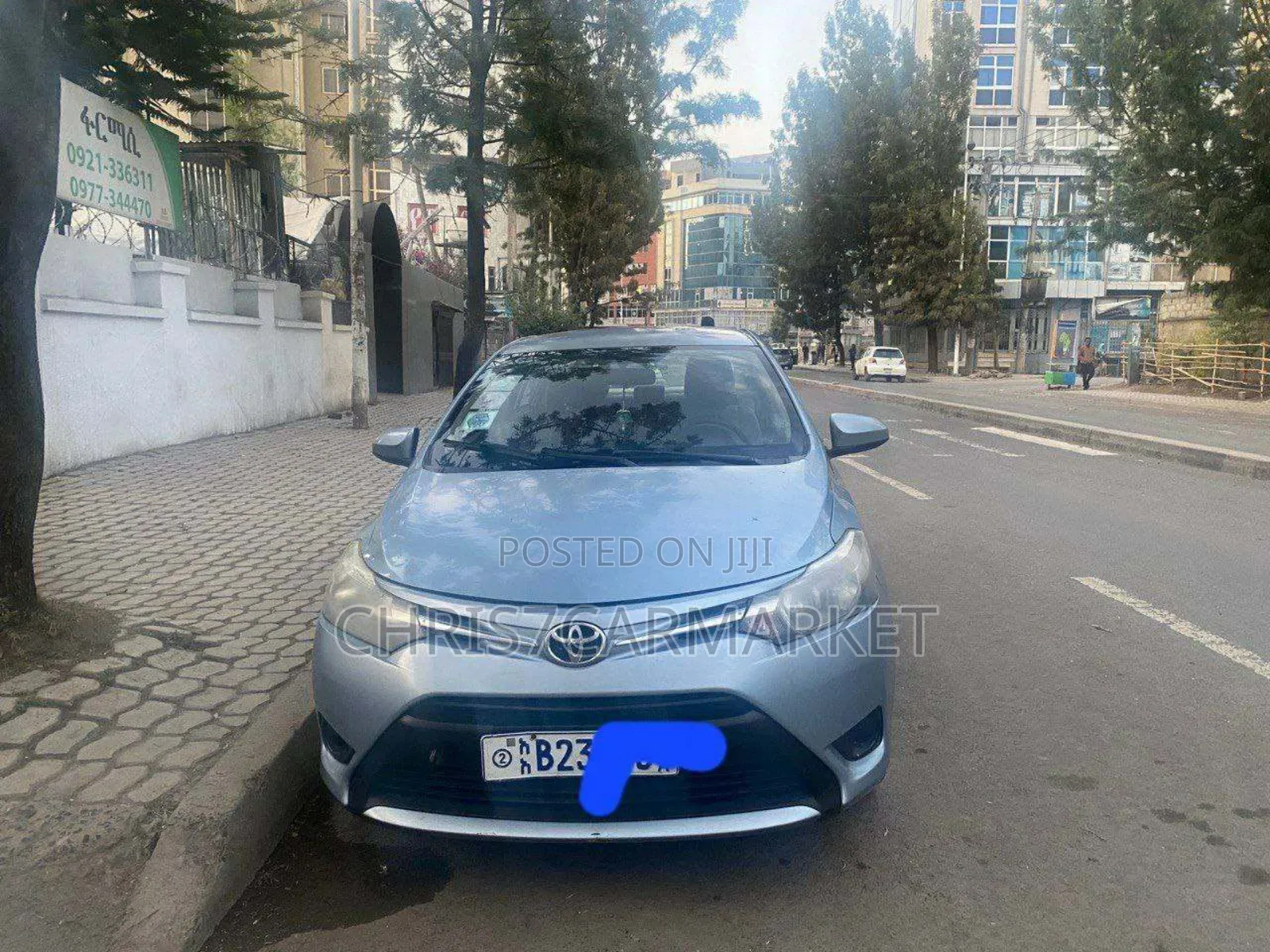 Toyota Yaris 2014 Blue