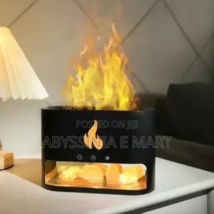A Salt Stone Flame Aroma Diffuser