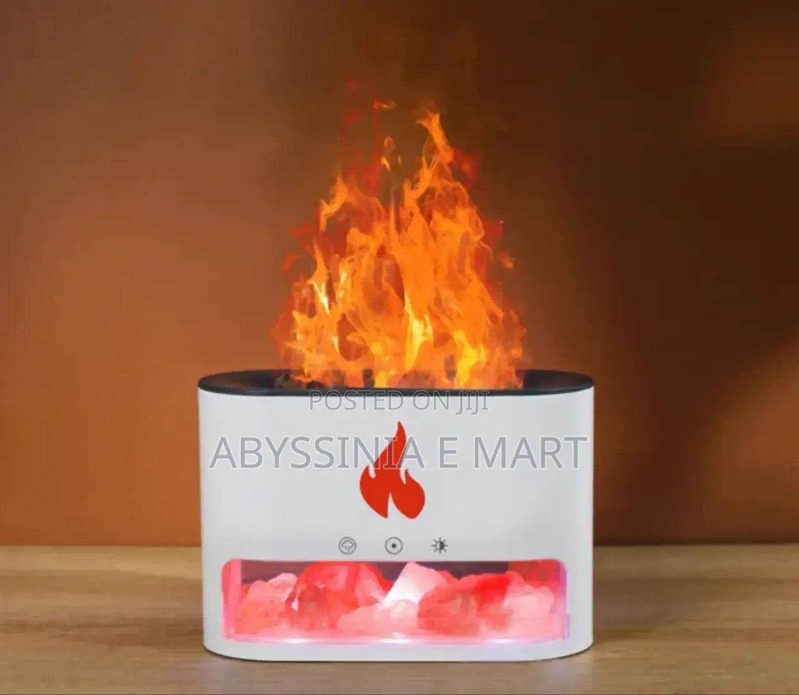 A Salt Stone Flame Aroma Diffuser