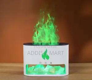 A Salt Stone Flame Aroma Diffuser