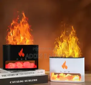 A Salt Stone Flame Aroma Diffuser