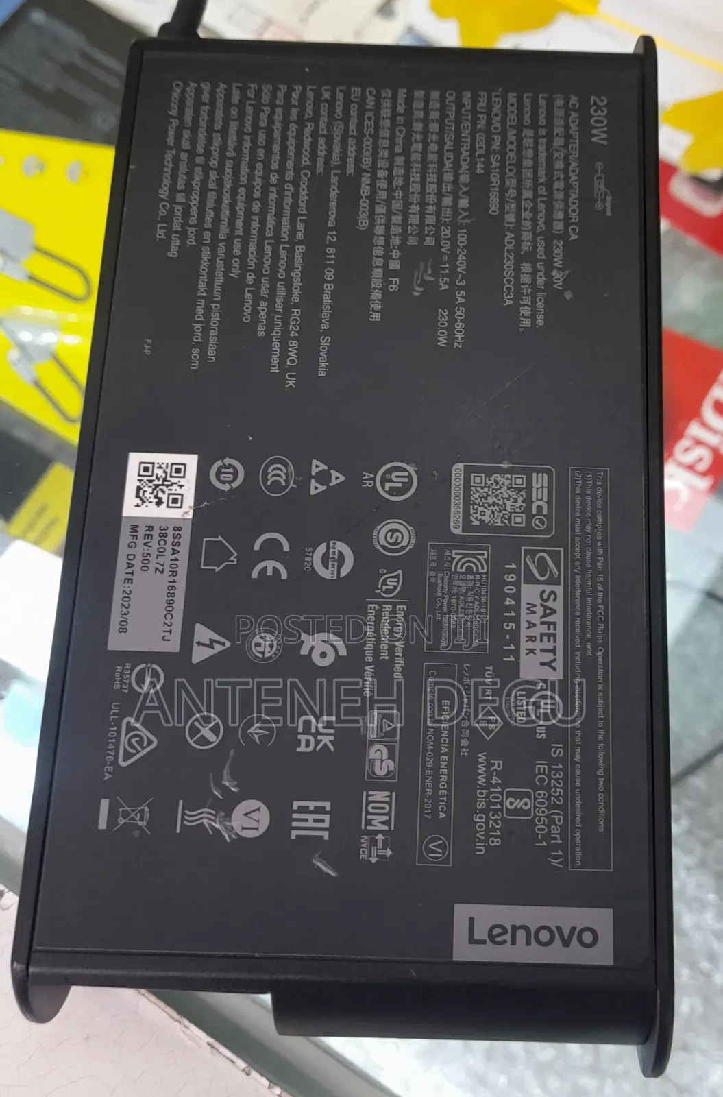 Brand New Orginal Usb Lenovo Legion 230 Watt Charger