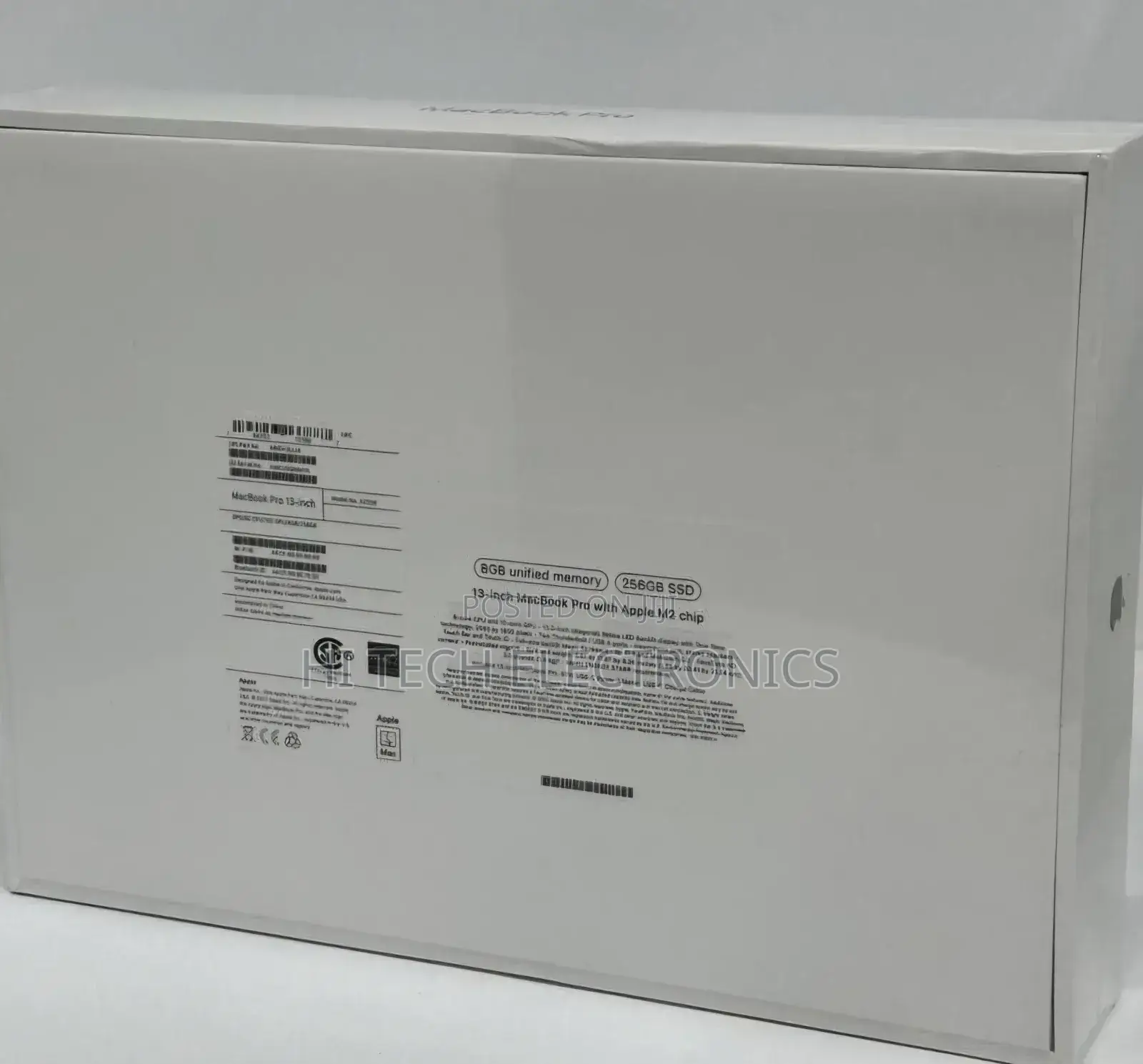 New Laptop Apple MacBook Pro 2022 M2 8GB Apple M2 SSD 256GB