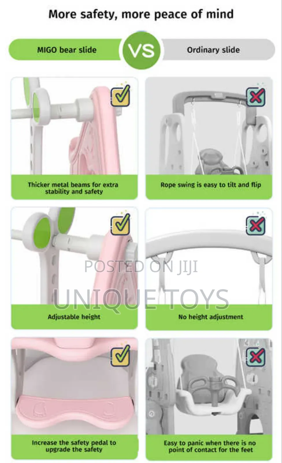 3-in-1 Children's Hanging Swing, Bouncer Chair and Rocker