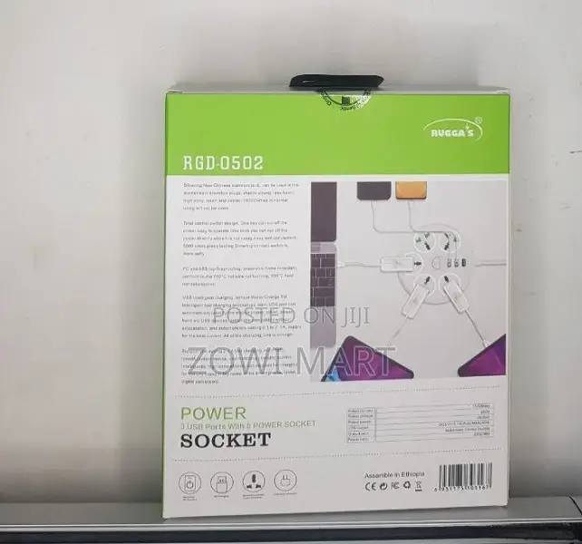 Ruggas Power 3 USB Port With 5 Power Socket