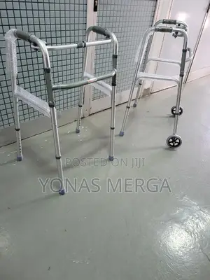 Photo - HEALGROW Heavy Foldable Height Adjustable Walker Steel