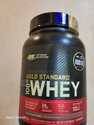 Photo - 100%Gold Standard Whey Protein Powder 30 Serving