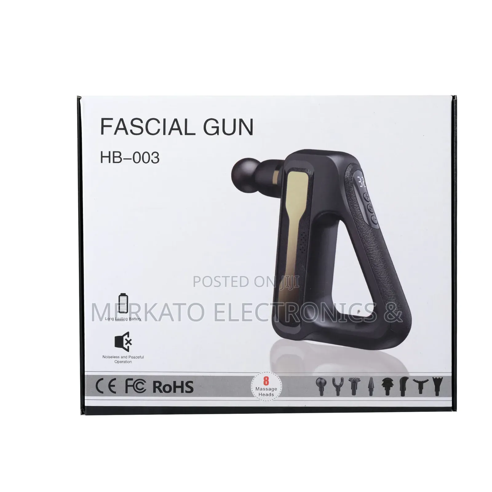 Facial Gun Massager | 8 Head Attachment | Quality