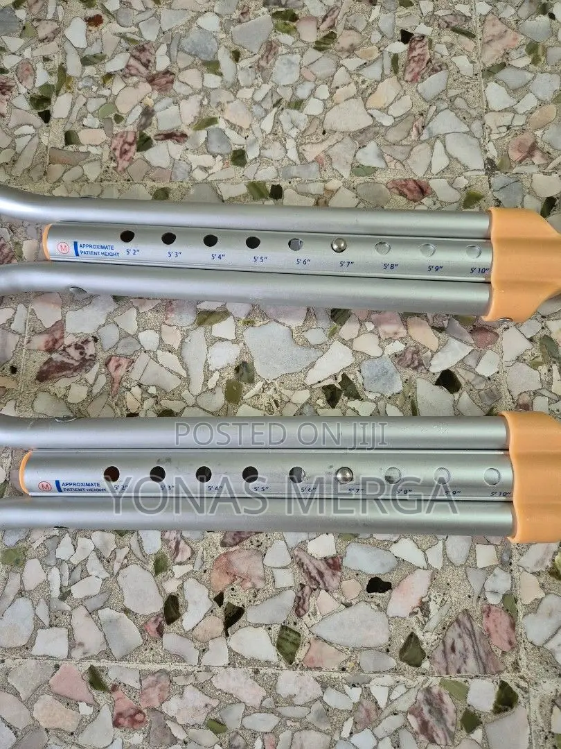 Crutches Stainless Steel Pair for Adults Great for Travel