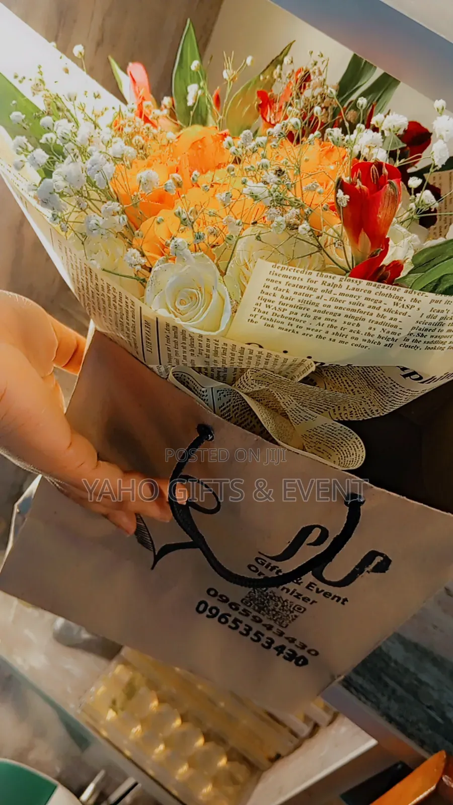 Yaho Flower Gift Package