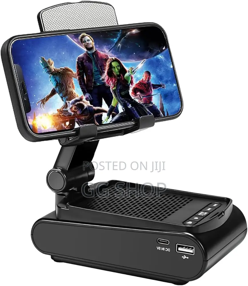Foldable Phone Stand With Speaker