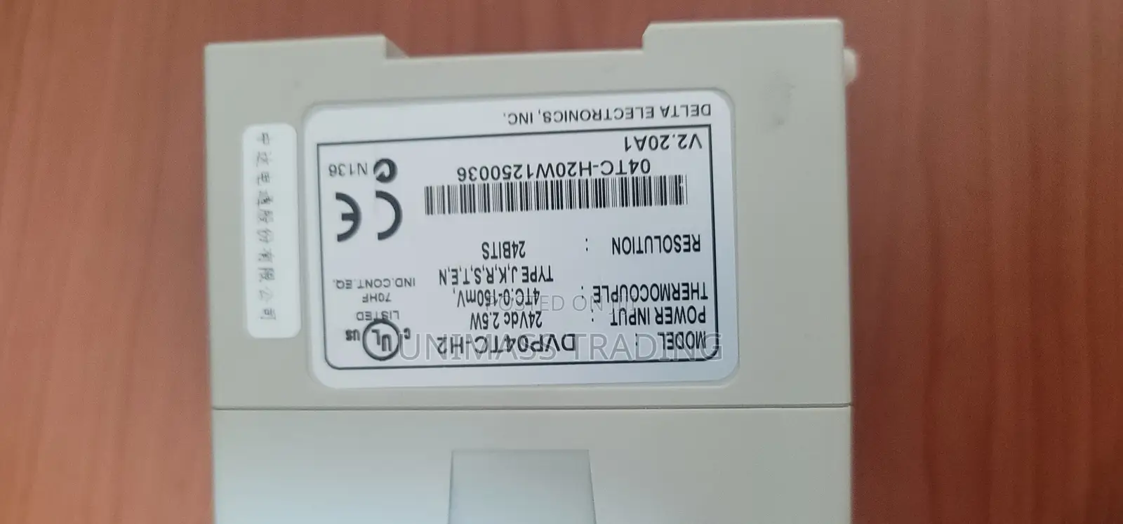 Delta PLC Thermocouple Input Module DVP04TC-H2