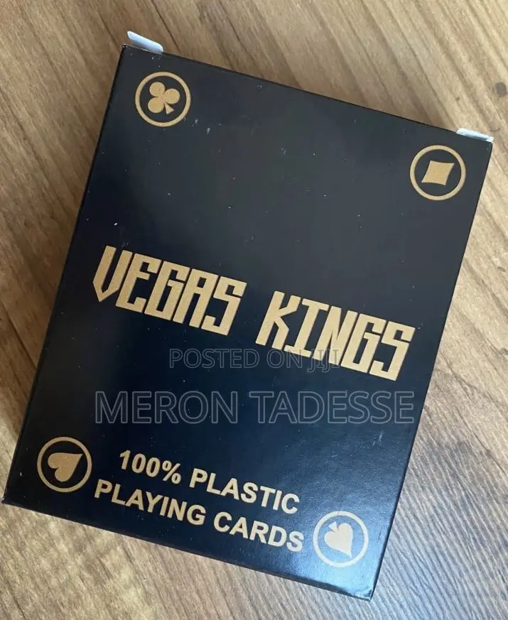ኦርጅናል የፕላስቲክ ካርታ | የሚታጠብ Vegas Kings Plastic Playing Card