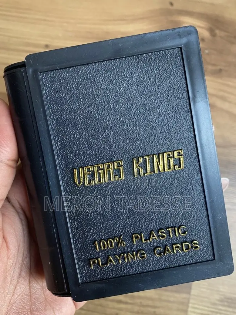 ኦርጅናል የፕላስቲክ ካርታ | የሚታጠብ Vegas Kings Plastic Playing Card