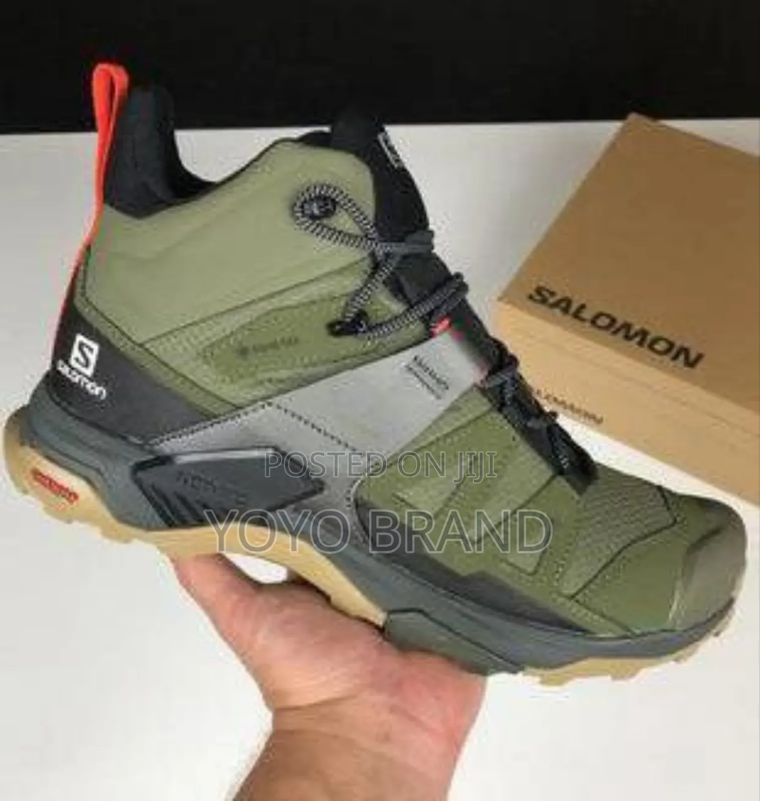 Salmon Gore-Tex Fashion Boots