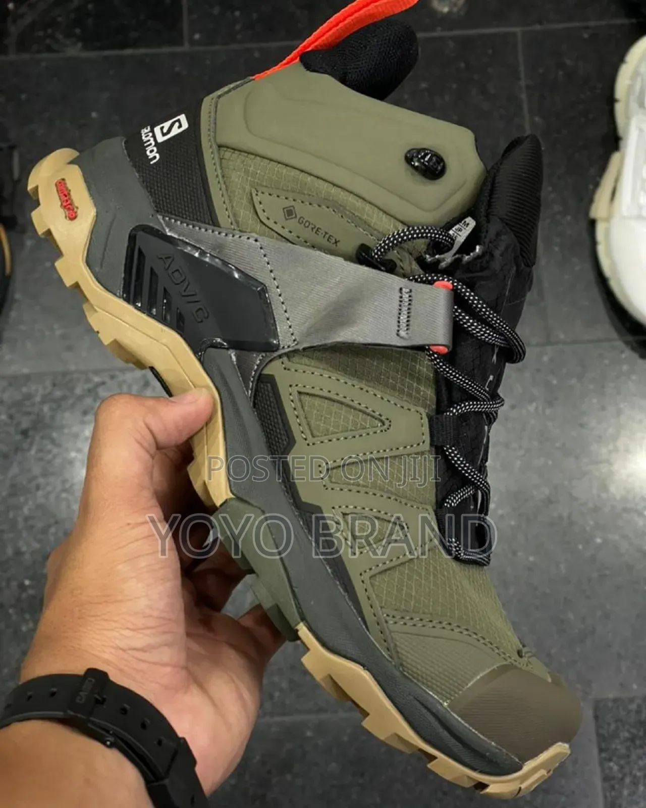 Salmon Gore-Tex Fashion Boots