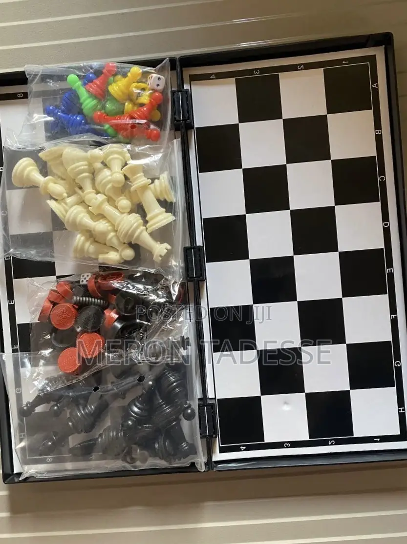3 በ1 ጨዋታ ( ቼስ +ሉዶ +ዳማ) 3in1 LUDO CHESS CHECKERS