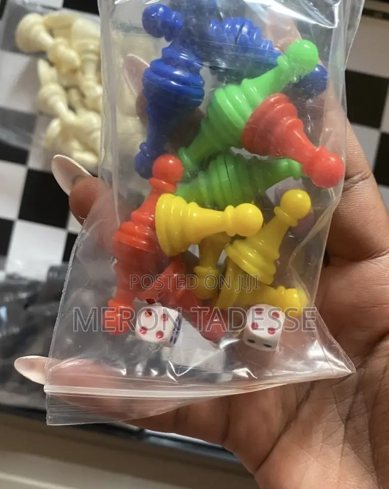 3 በ1 ጨዋታ ( ቼስ +ሉዶ +ዳማ) 3in1 LUDO CHESS CHECKERS