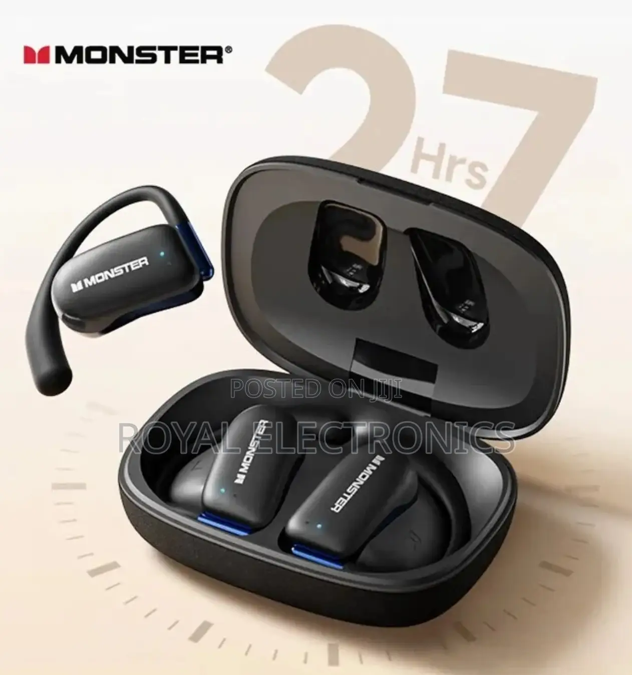 Original Monster ጆሮ ውስጥ ሳይገባ አዲስ ቴክኖሎጂ በመጠቀም የሚሰራ Headphone