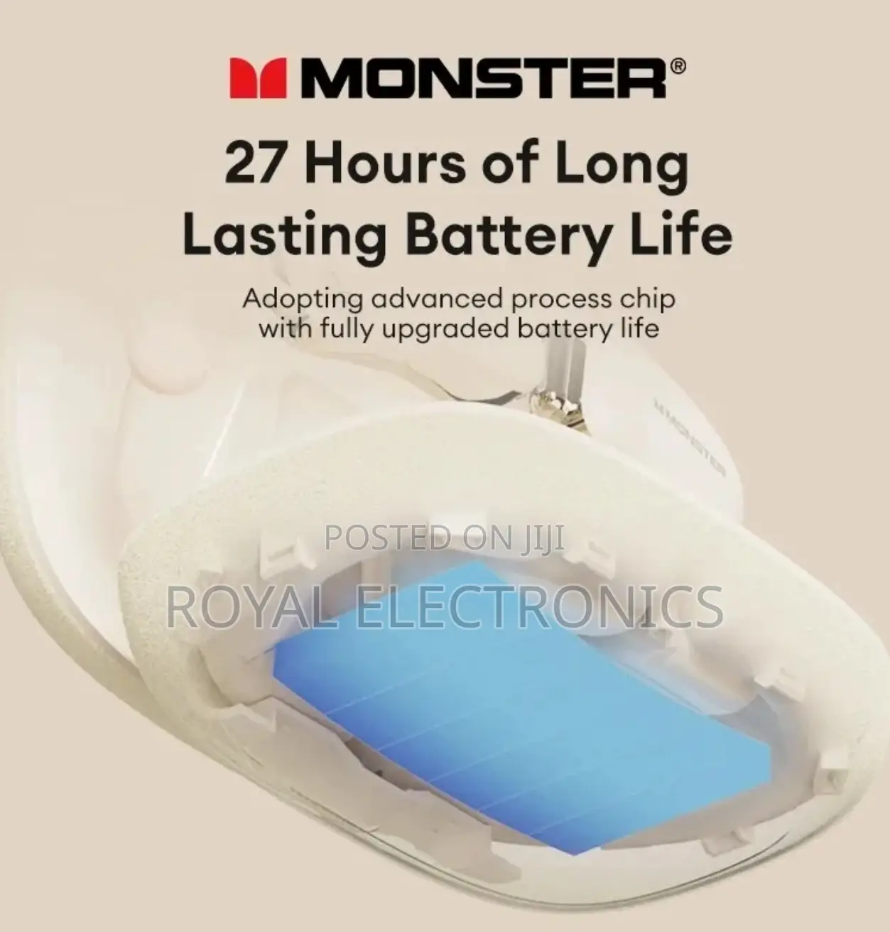 Original Monster ጆሮ ውስጥ ሳይገባ አዲስ ቴክኖሎጂ በመጠቀም የሚሰራ Headphone