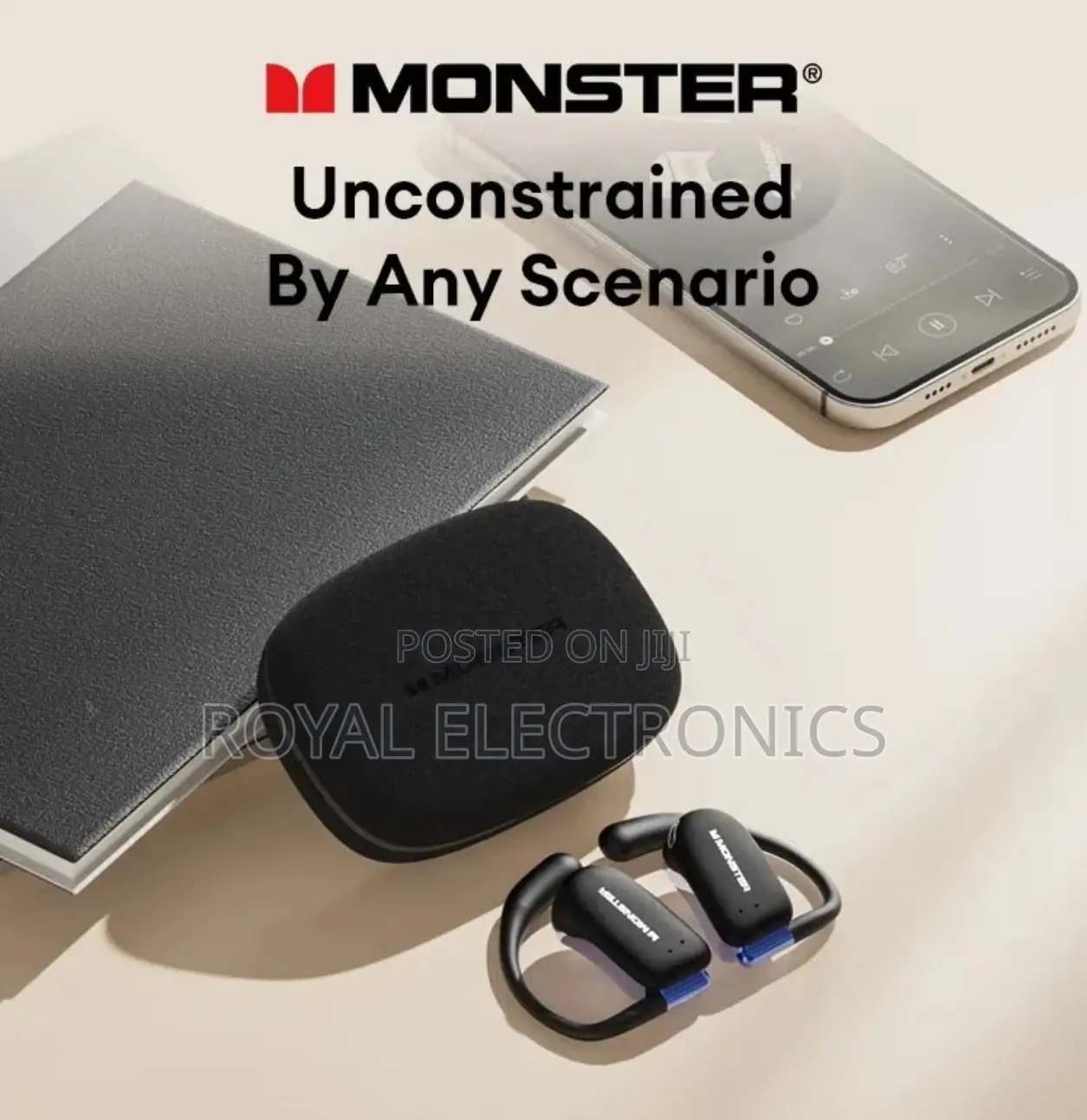 Original Monster ጆሮ ውስጥ ሳይገባ አዲስ ቴክኖሎጂ በመጠቀም የሚሰራ Headphone