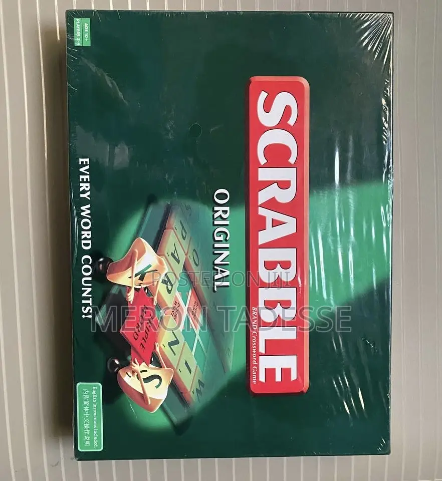 SCRABBLE | Family , Office Game ስክራምብል | የቦርድ ጨዋታ