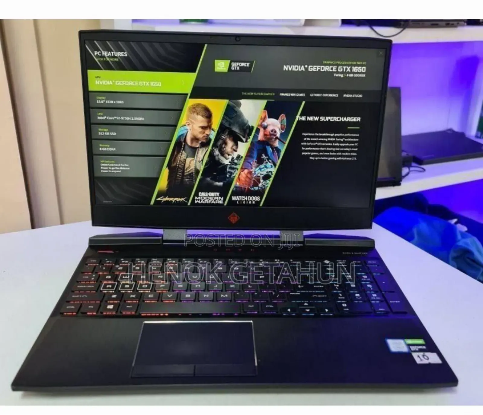 New Laptop HP Omen X 8GB Intel Core I5 HDD+SSD 1T