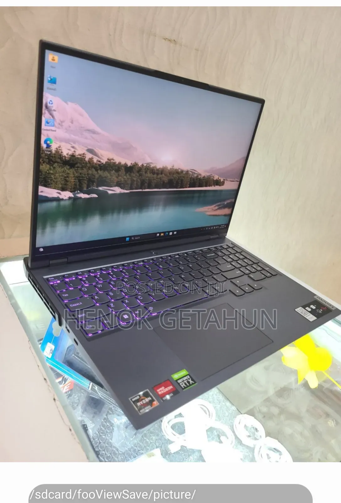 New Laptop Lenovo Legion 5 16GB AMD Ryzen 7 SSD 512GB