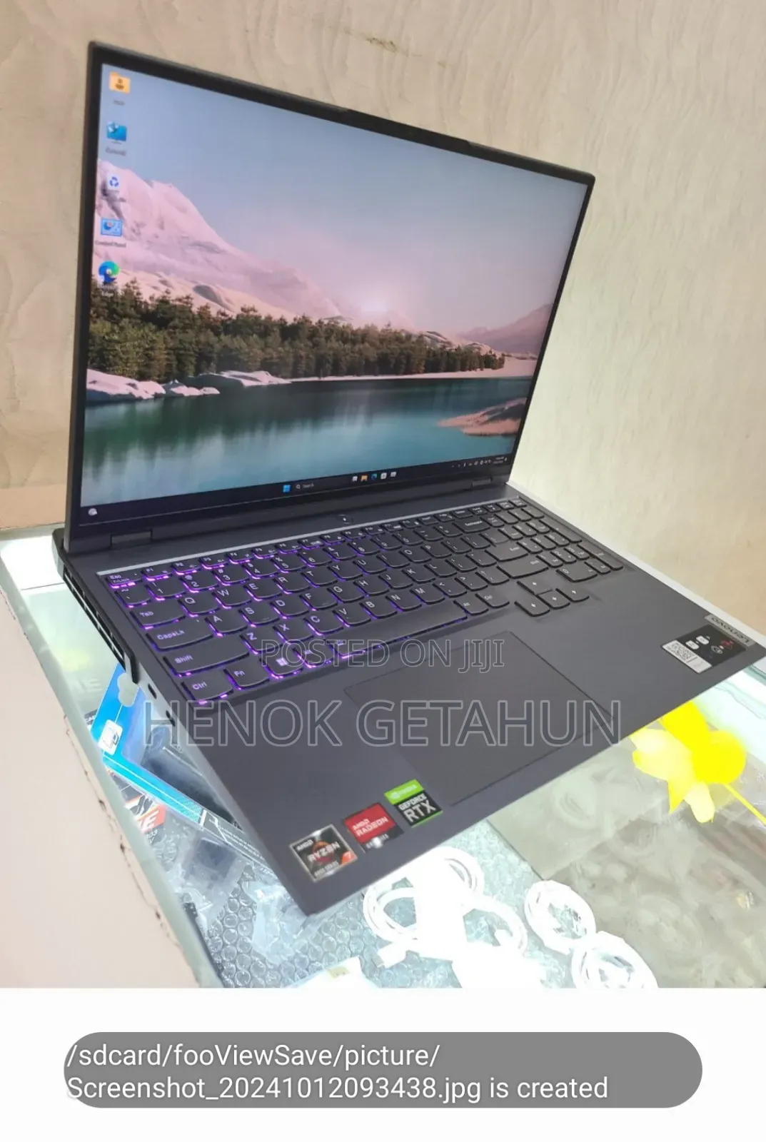 New Laptop Lenovo Legion 5 16GB AMD Ryzen 7 SSD 512GB