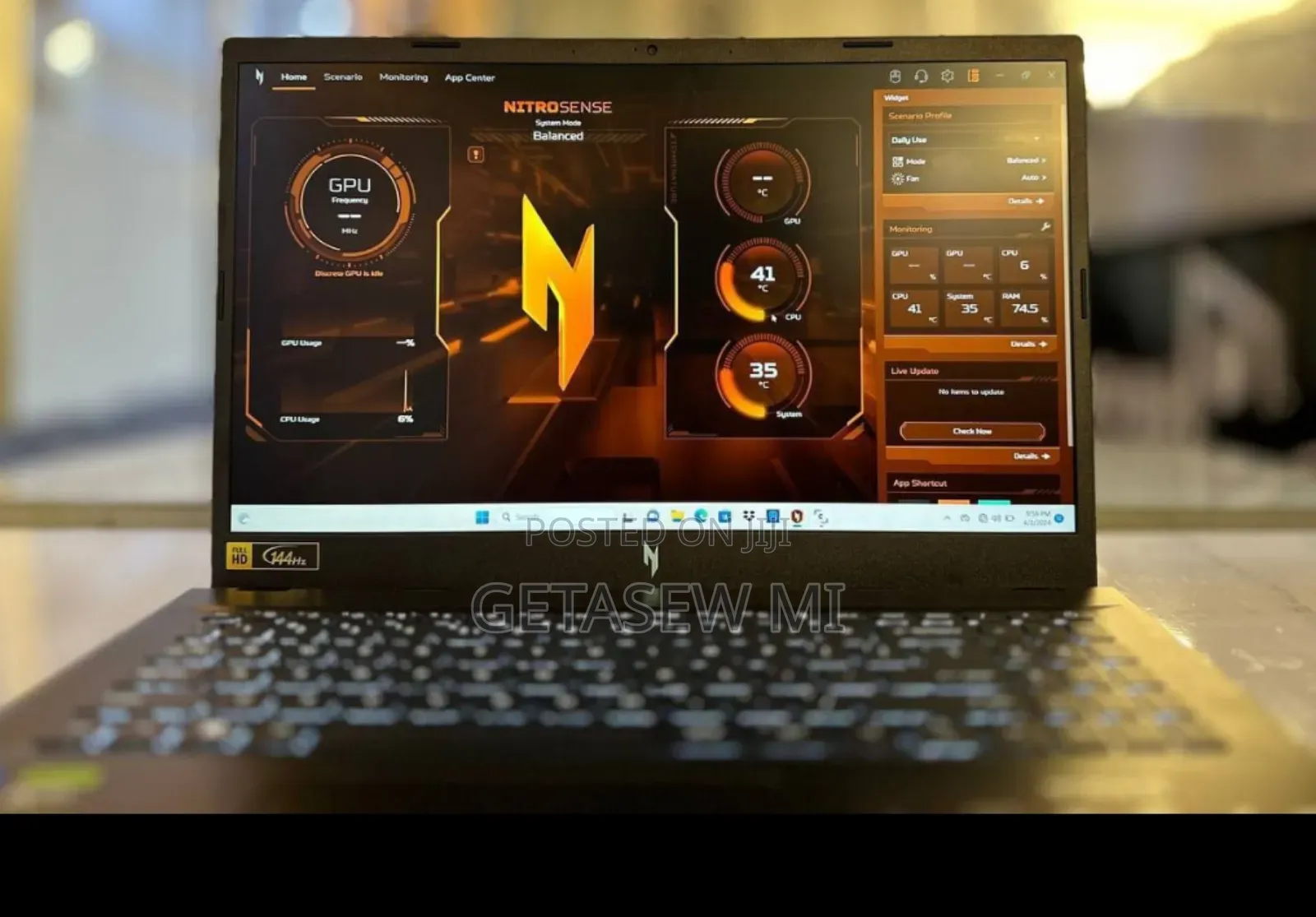 New Laptop Acer Nitro 5 8GB Intel Core I5 SSD 512GB