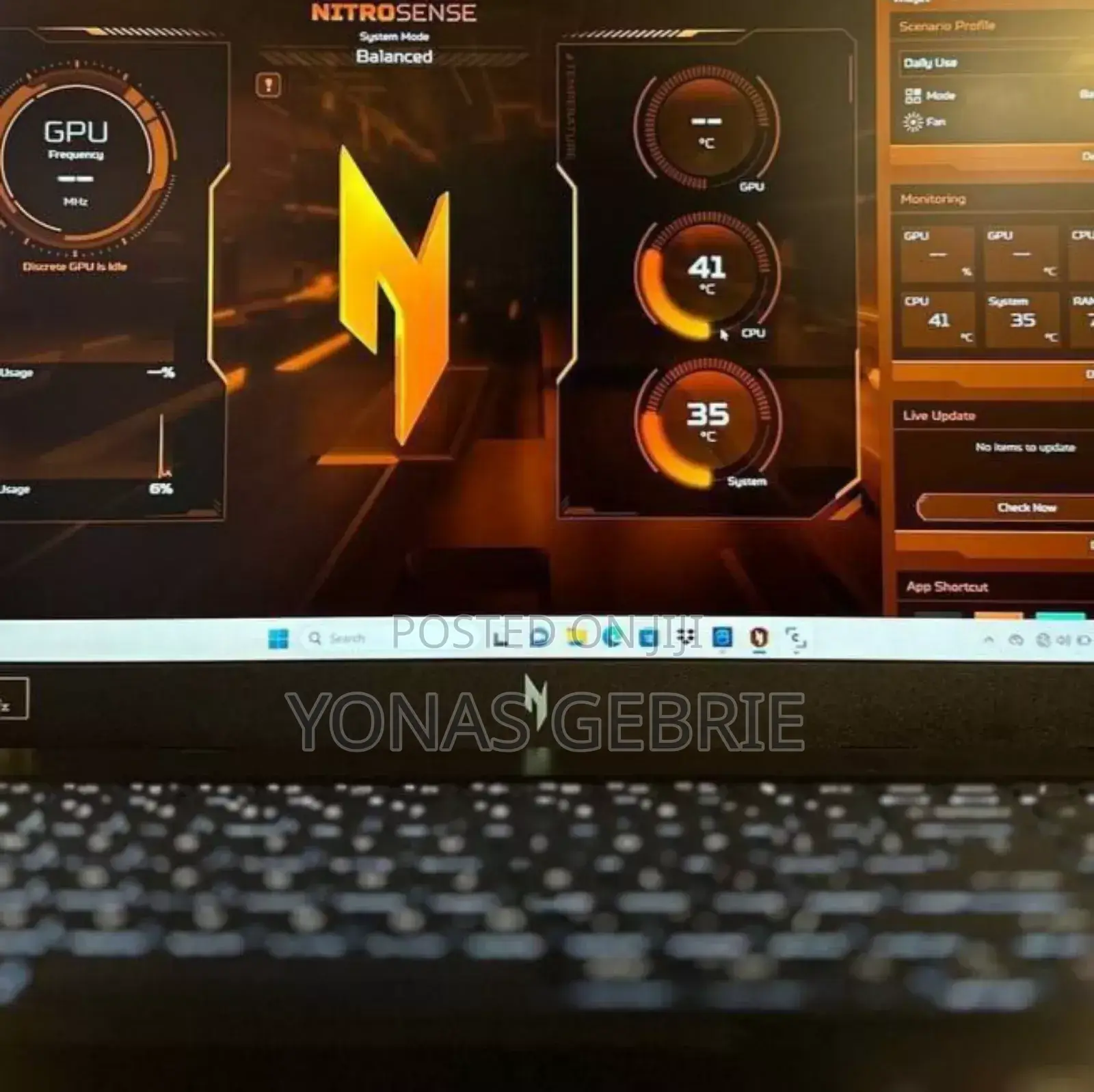 New Laptop HP Omen 15 16GB Intel Core I7 SSD 1T