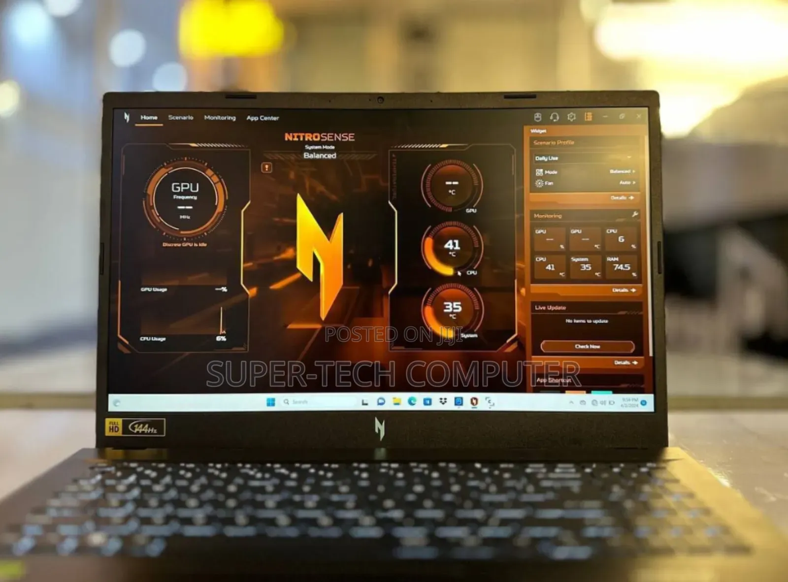 New Laptop Acer Nitro 5 8GB Intel Core I5 SSD 512GB