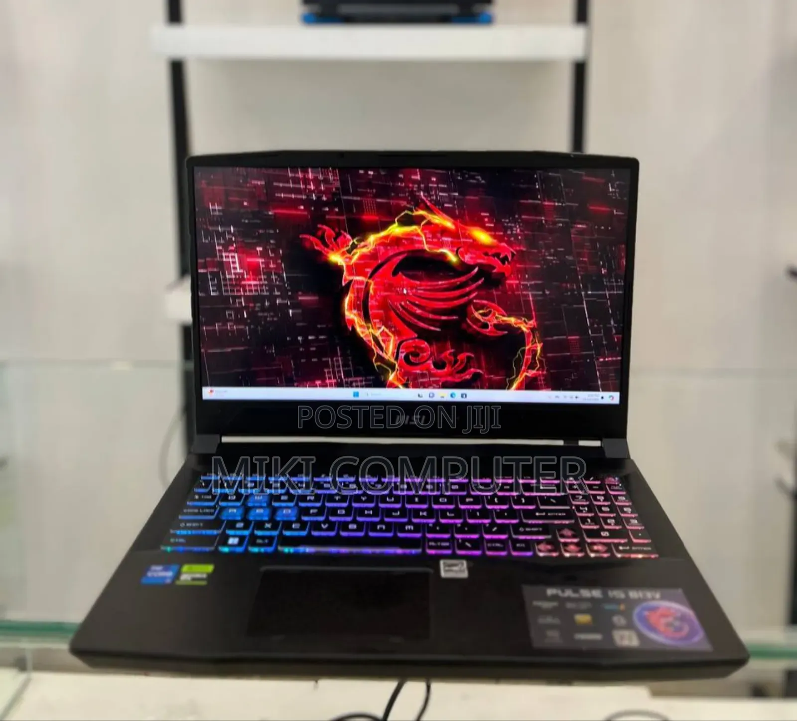 New Laptop MSI Pulse GL66 16GB Intel Core I7 SSD 1T