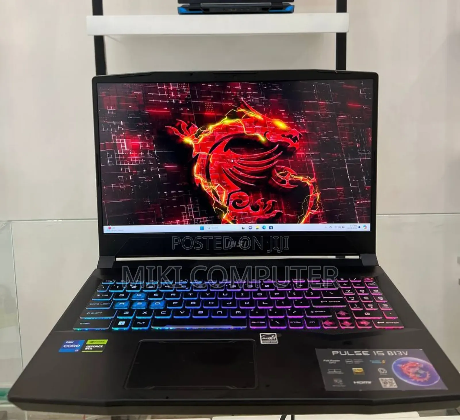 New Laptop MSI Pulse GL66 16GB Intel Core I7 SSD 1T