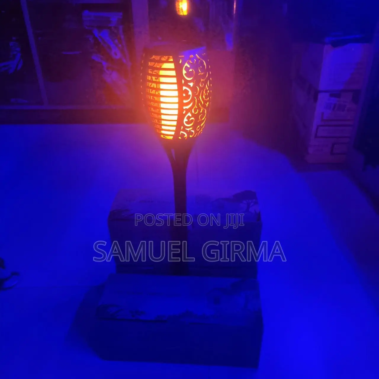  Solar Powered Flame LED Light