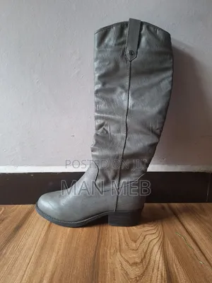 Rampage Women's Masie Grey Knee High Boots