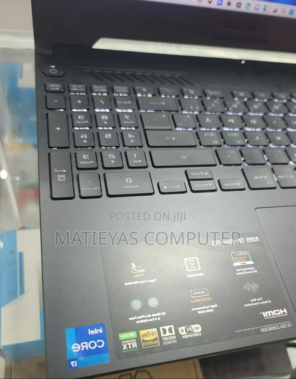 New Laptop Asus TUF Gaming A15 16GB Intel Core I7 SSD 1T