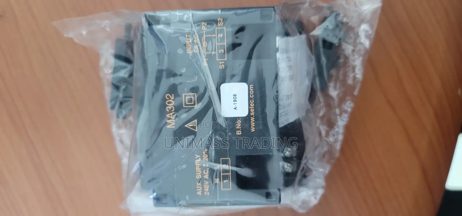 3 Phase Digital Panel Ammeter Selec MA302