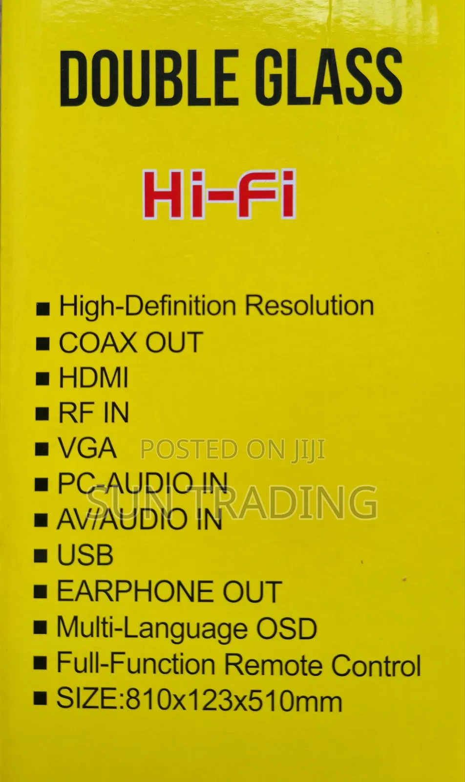 Mewe 32 Led Double Glass Television | 2024