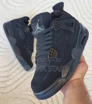 Photo - Jordan 4 Black Good Quality Snaeker