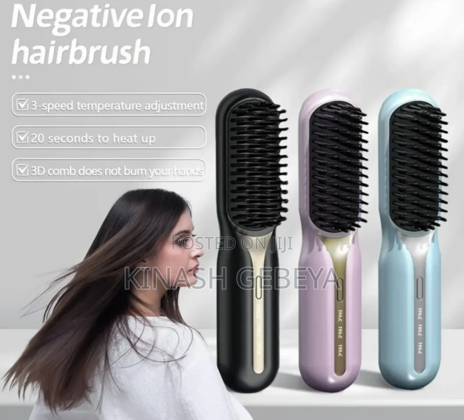 Portable Hair Starightner Brush