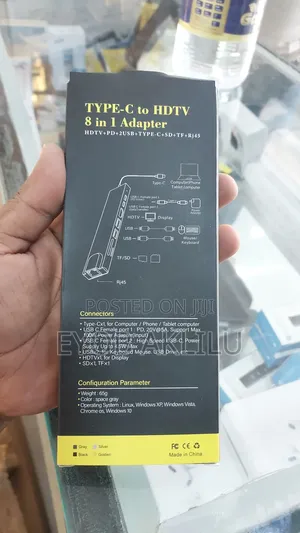 Type- C to HDTV 8 IN 1