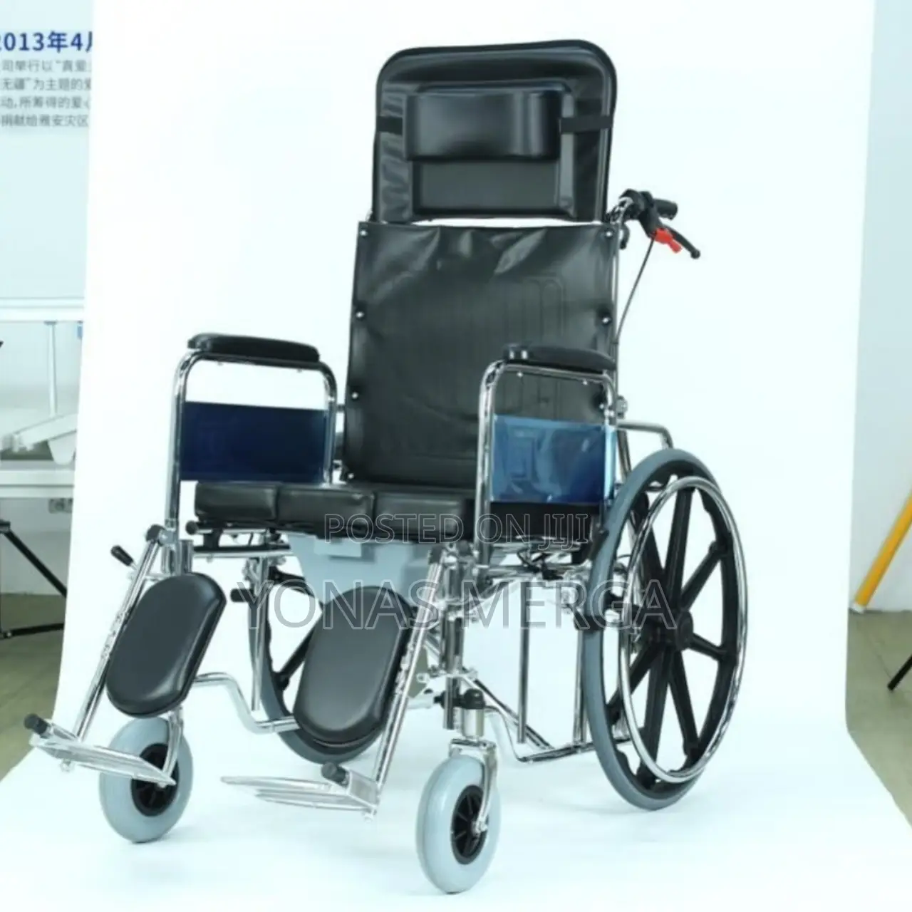 Reclining Backrest Legrest Wheelchair፪₺Wheelchair፲"Welcher