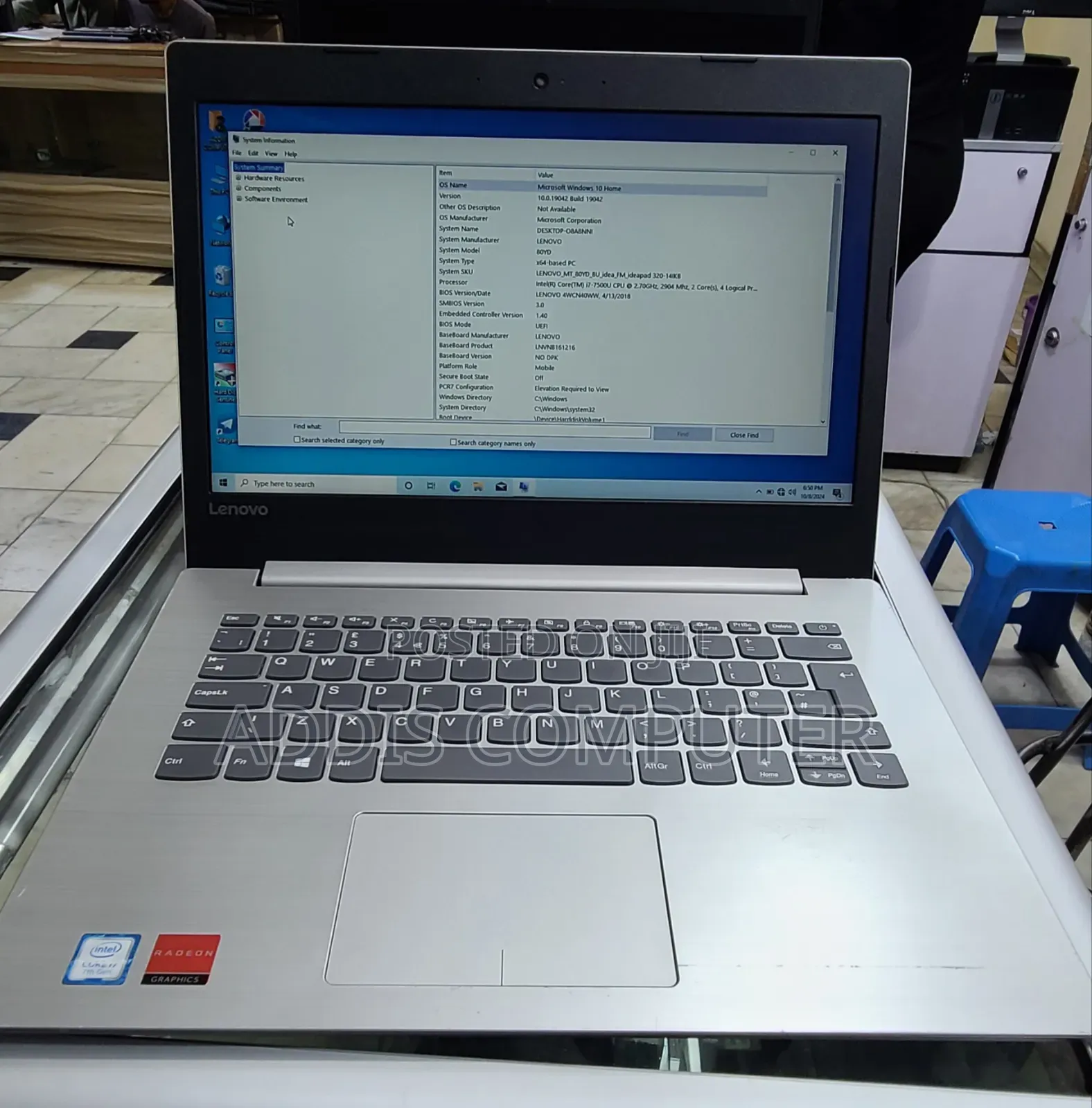 Laptop Lenovo Ideapad 3 8GB Intel Core I7 HDD+SSD 1T