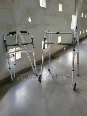 Photo - Height:80~90cm Walking Aid Armrest Thickened Steel Pipe Walk