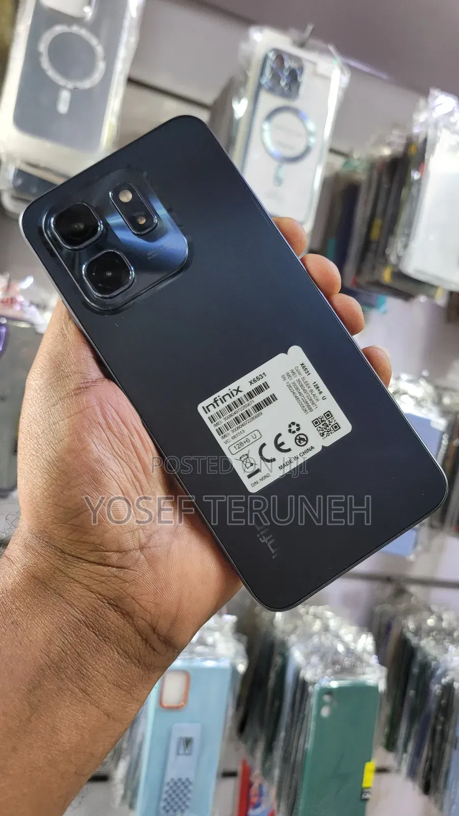 New Infinix Hot 50i 128 GB Black