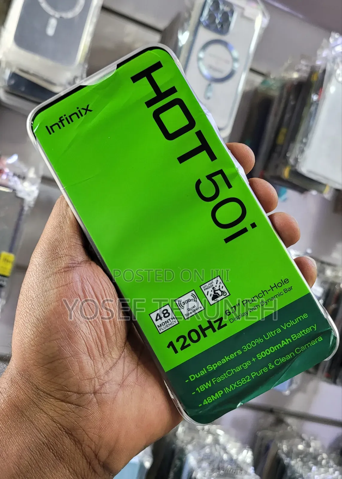 New Infinix Hot 50i 128 GB Black